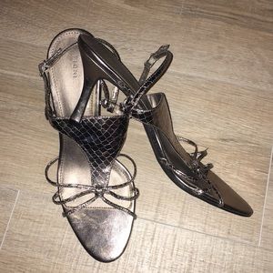 PLATINUM STRAPPY 31/2 HEELS SANDALS SHOES